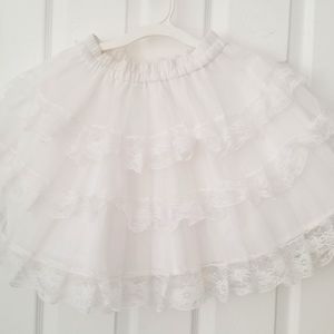 White Tutu Skirt size S